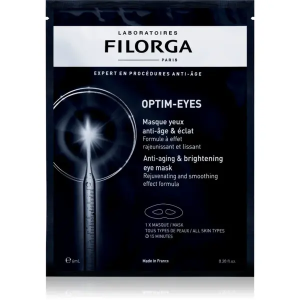 FILORGA OPTIM-EYES mască pentru zona ochilor impotriva ridurilor si a punctelor negre 1 buc