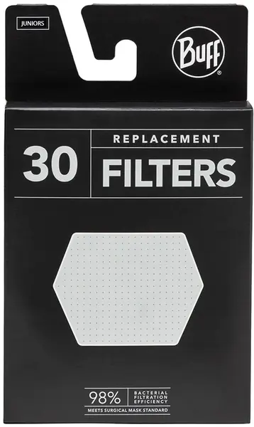 Filtre BUFF - pentru măști de față pentru copii, 30 buc, alb