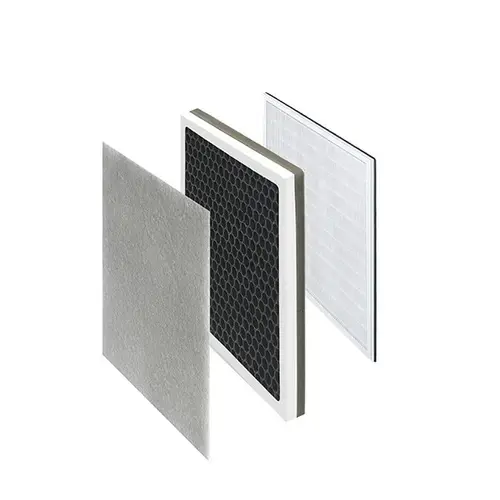 Filtru 3in1 pentru purificatorul de aer MUHLER APM-350UVS, Plastic, Alb