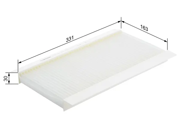 Filtru, aer habitaclu BOSCH 1 987 432 076