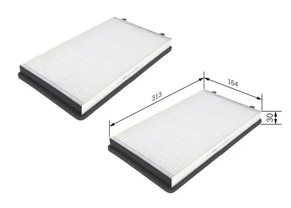 Filtru, aer habitaclu BOSCH 1 987 432 103