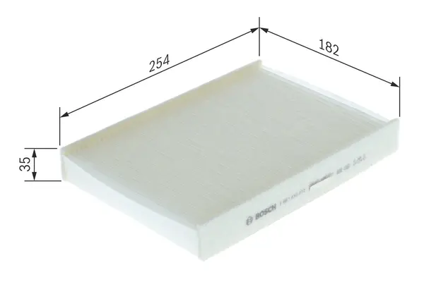 Filtru, aer habitaclu BOSCH 1 987 432 272