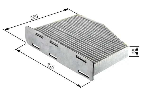 Filtru, aer habitaclu BOSCH 1 987 432 381