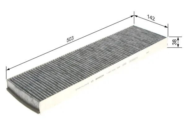 Filtru, aer habitaclu BOSCH 1 987 432 399