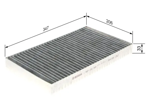 Filtru, aer habitaclu BOSCH 1 987 432 495
