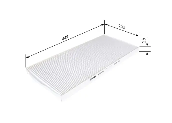 Filtru, aer habitaclu BOSCH 1 987 432 541