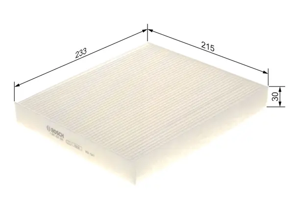 Filtru, aer habitaclu BOSCH 1 987 435 056