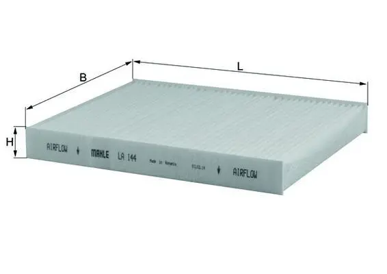 Filtru, aer habitaclu KNECHT LA 144
