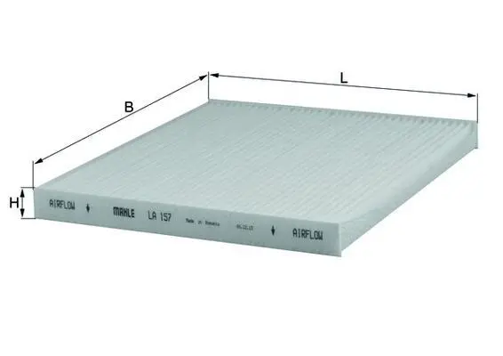 Filtru, aer habitaclu KNECHT LA 157