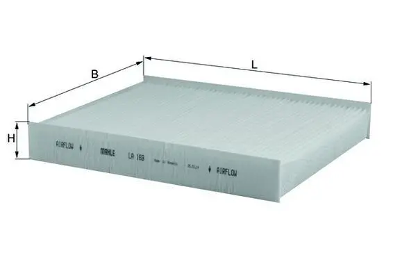Filtru, aer habitaclu KNECHT LA 169
