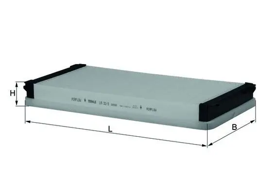 Filtru, aer habitaclu KNECHT LA 32/3