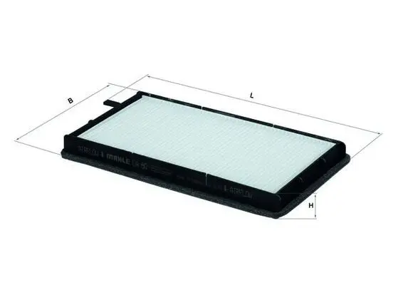 Filtru, aer habitaclu KNECHT LA 80
