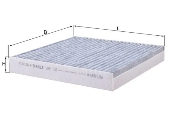 Filtru, aer habitaclu KNECHT LAK 136