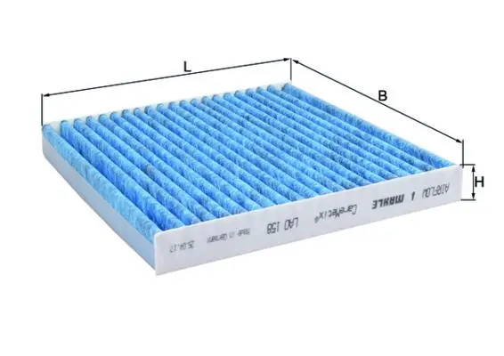 Filtru, aer habitaclu MAHLE CareMetix® LAO 158