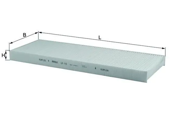 Filtru, aer habitaclu MAHLE LA 118