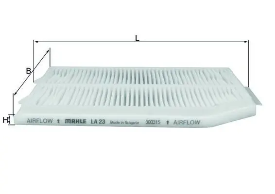 Filtru, aer habitaclu MAHLE LA 23