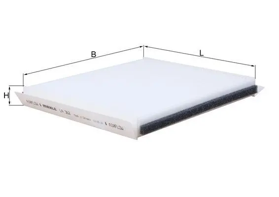 Filtru, aer habitaclu MAHLE LA 362