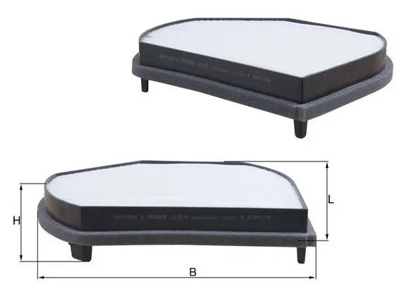 Filtru, aer habitaclu MAHLE LA 37/1