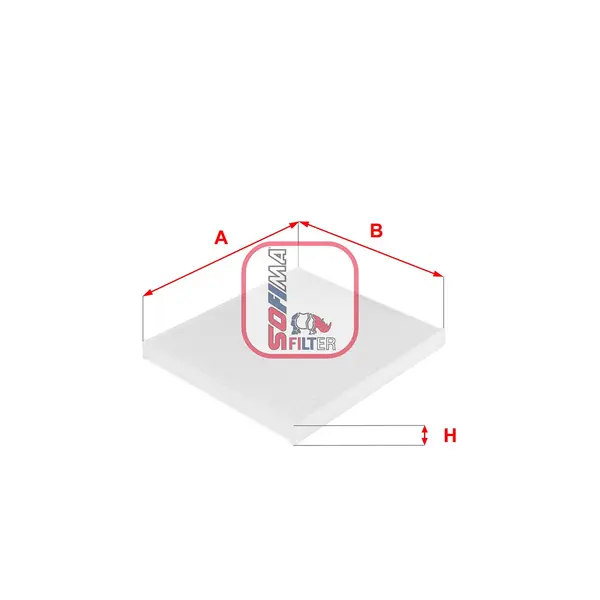 Filtru, aer habitaclu SOFIMA S 3088 C
