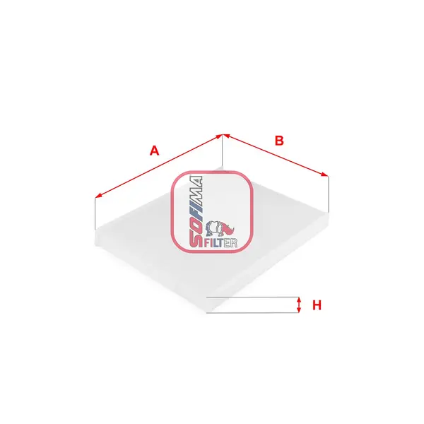 Filtru, aer habitaclu SOFIMA S 3149 C