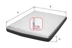 Filtru, aer habitaclu SOFIMA S 3205 C