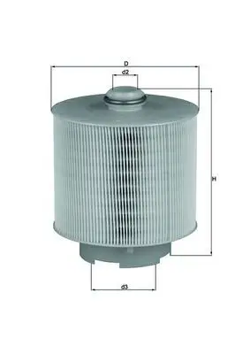 Filtru aer MAHLE LX 1006/1D