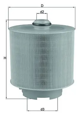 Filtru aer MAHLE LX 1006/2D