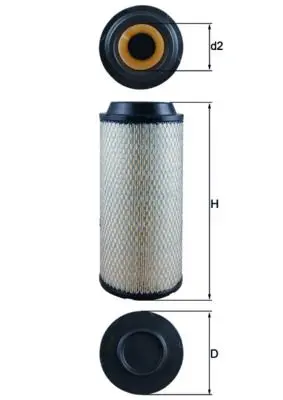 Filtru aer MAHLE LX 1687