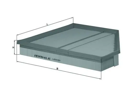 Filtru aer MAHLE LX 2098