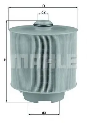 Filtru aer MAHLE ORIGINAL LX 1006 2D