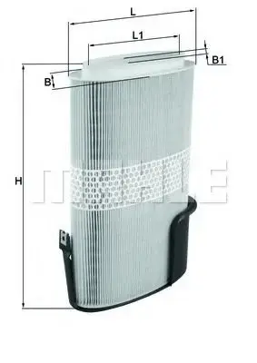 Filtru aer MAHLE ORIGINAL LX 1009 6