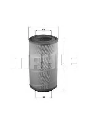 Filtru aer MAHLE ORIGINAL LX 1025