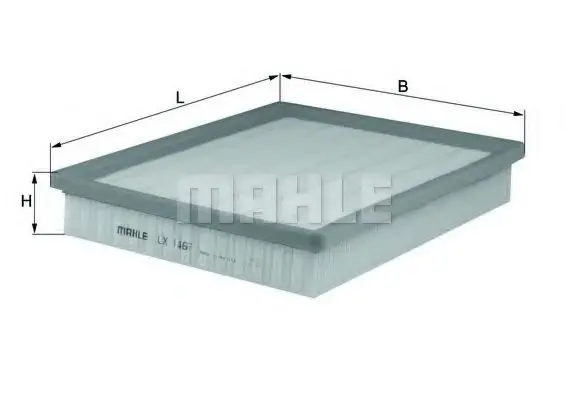 Filtru aer MAHLE ORIGINAL LX 1467