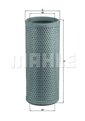 Filtru aer MAHLE ORIGINAL LX 147