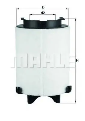Filtru aer MAHLE ORIGINAL LX 1566 1