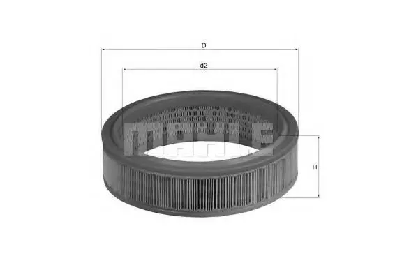 Filtru aer MAHLE ORIGINAL LX 158