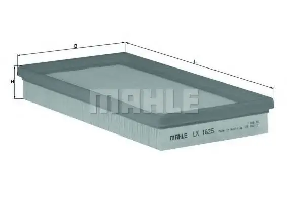 Filtru aer MAHLE ORIGINAL LX 1625