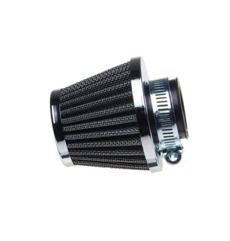 Filtru aer sport, conic, d.46 mm, cromat
