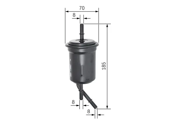 filtru combustibil BOSCH 0 450 905 970