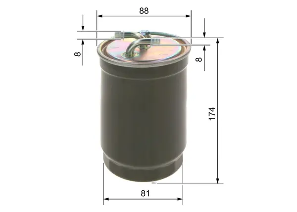filtru combustibil BOSCH 0 450 906 172