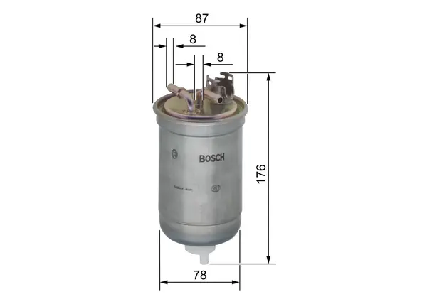 filtru combustibil BOSCH 0 450 906 267