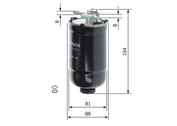 filtru combustibil BOSCH 0 450 906 322