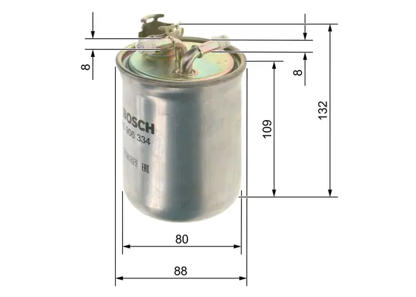 filtru combustibil BOSCH 0 450 906 334