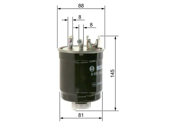filtru combustibil BOSCH 0 450 906 409