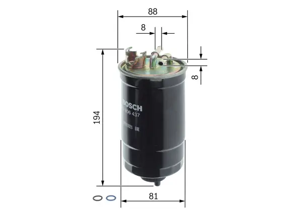 filtru combustibil BOSCH 0 450 906 437