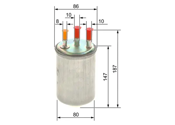 filtru combustibil BOSCH 0 450 906 508
