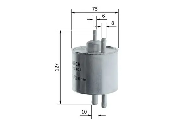 Filtru combustibil BOSCH 0 450 915 001