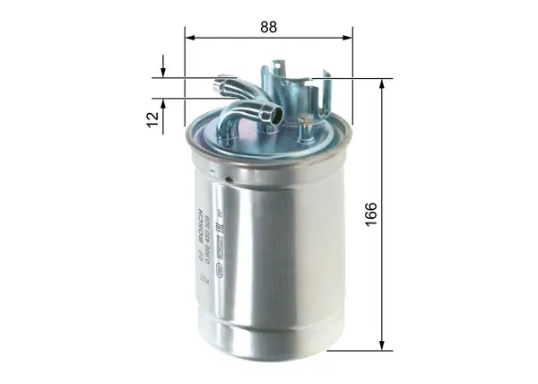 filtru combustibil BOSCH 0 986 450 509