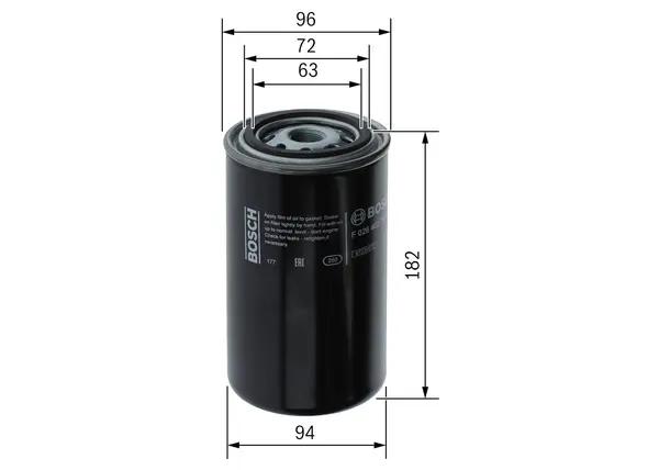 filtru combustibil BOSCH F 026 402 790