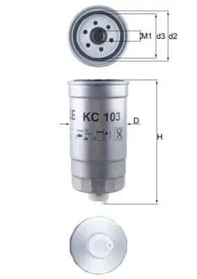 filtru combustibil KNECHT KC 103